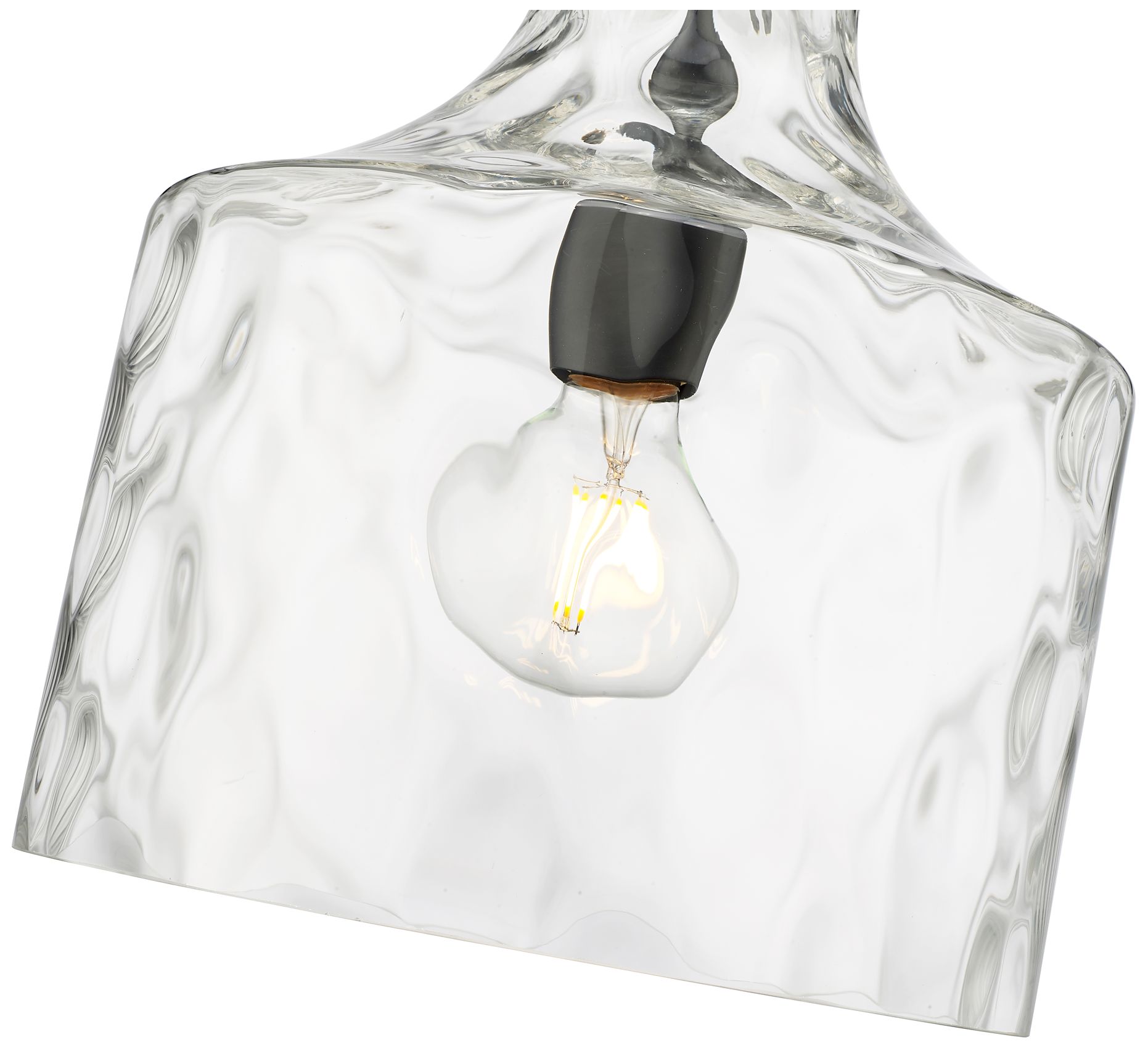 Image 5 Millennium Lighting Santorini 1-Light Pendant in Matte Black more views