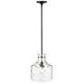 5_Millennium Lighting Santorini 1-Light Pendant in Matte Black more views