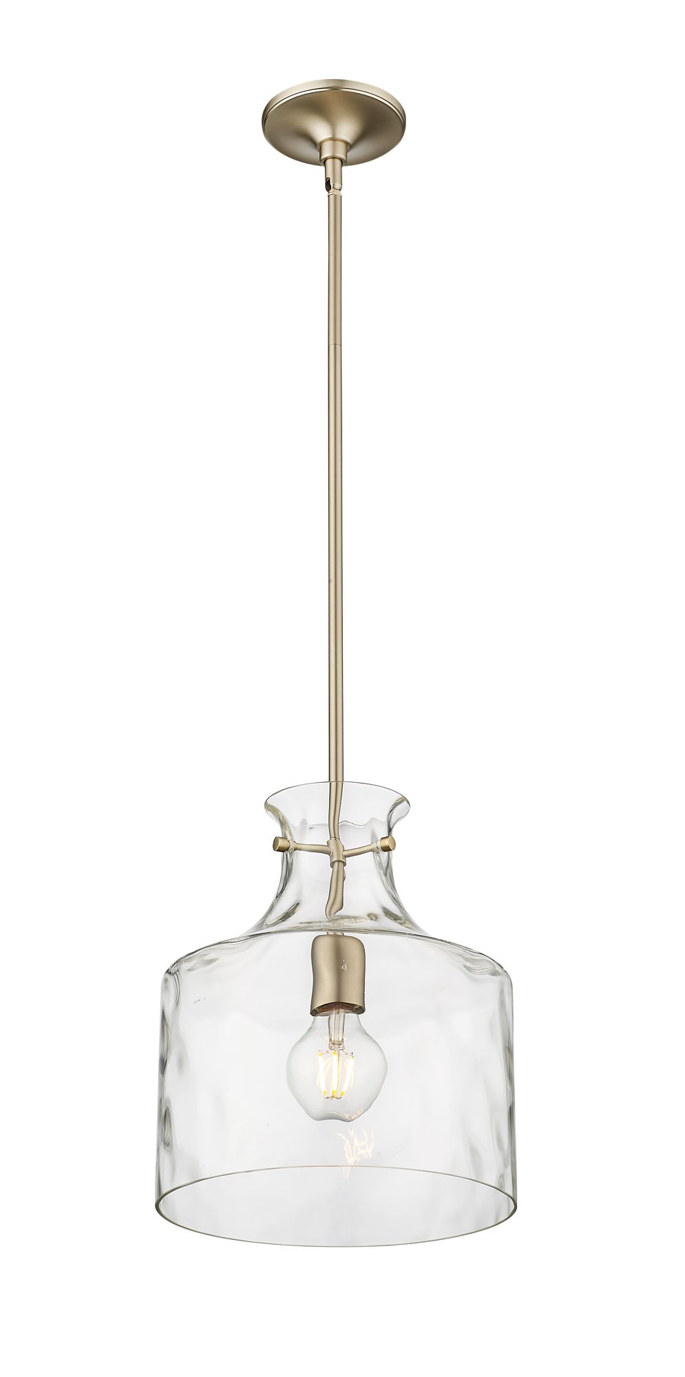Image 4 Millennium Lighting Santorini 1-Light Pendant in Modern Gold more views