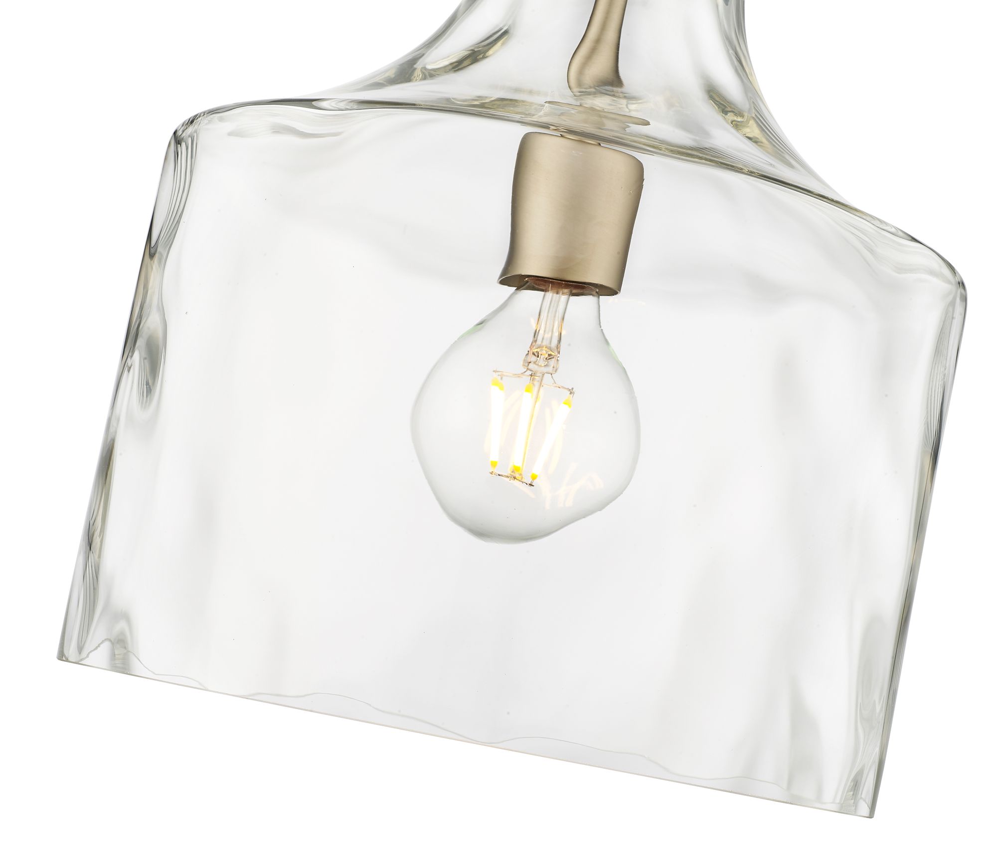 Image 6 Millennium Lighting Santorini 1-Light Pendant in Modern Gold more views
