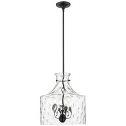 Millennium Lighting Santorini 4-Light Pendant in Matte Black