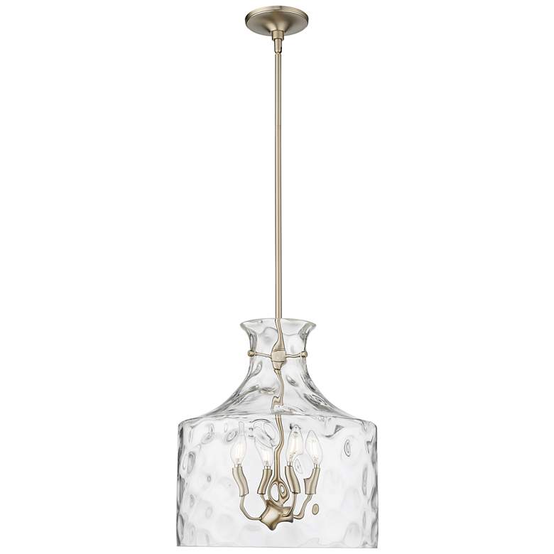 Image 1 Millennium Lighting Santorini 4-Light Pendant in Modern Gold