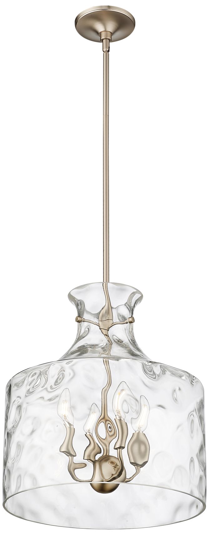 Image 3 Millennium Lighting Santorini 4-Light Pendant in Modern Gold more views