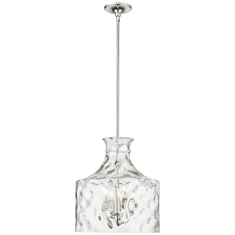 Image 1 Millennium Lighting Santorini 4-Light Pendant in Polished Nickel
