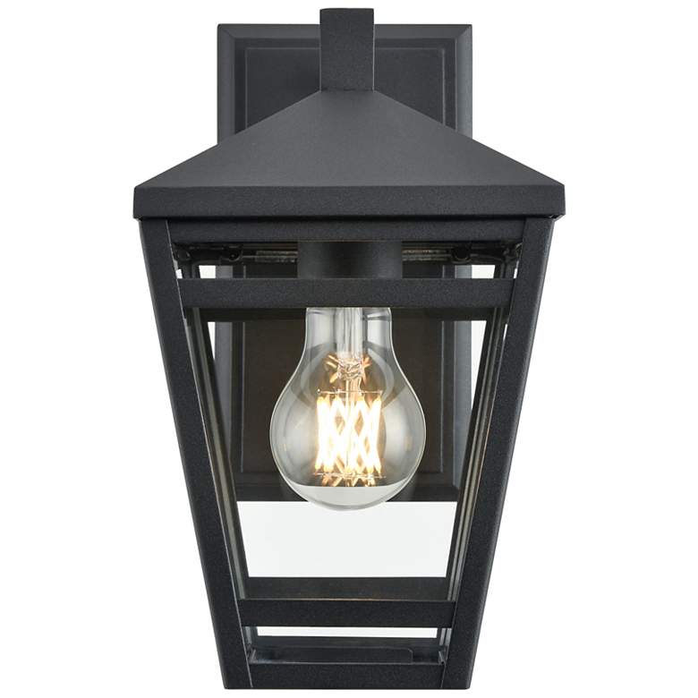Image 2 Millennium Lighting Seager 1-Light Outdoor Wall Sconce in Textured Black more views