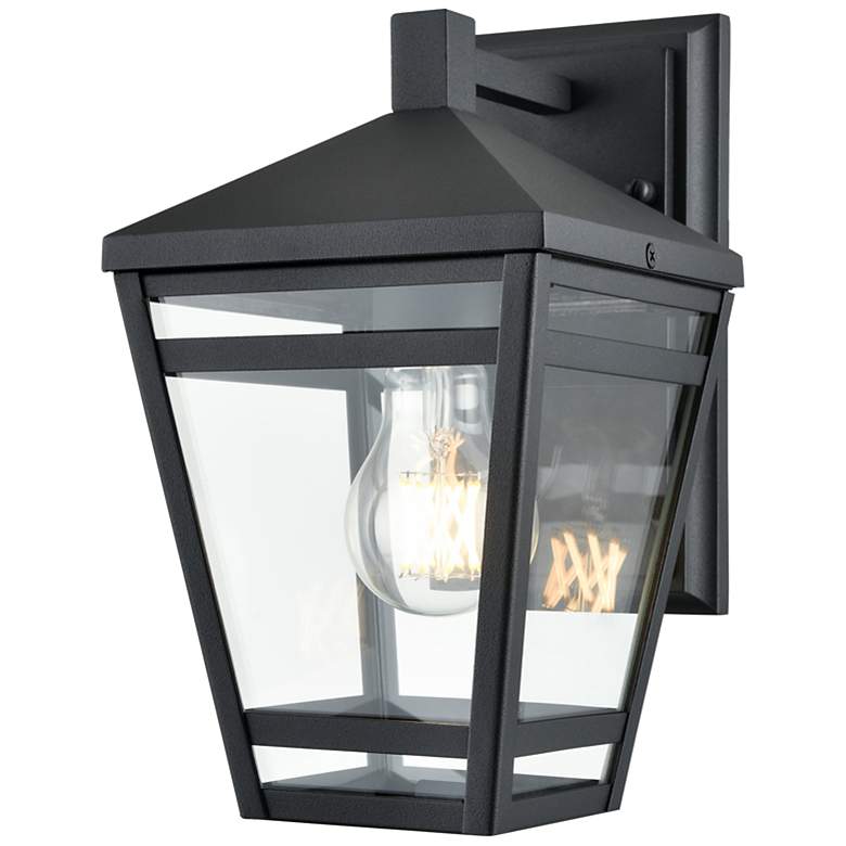 Image 3 Millennium Lighting Seager 1-Light Outdoor Wall Sconce in Textured Black more views