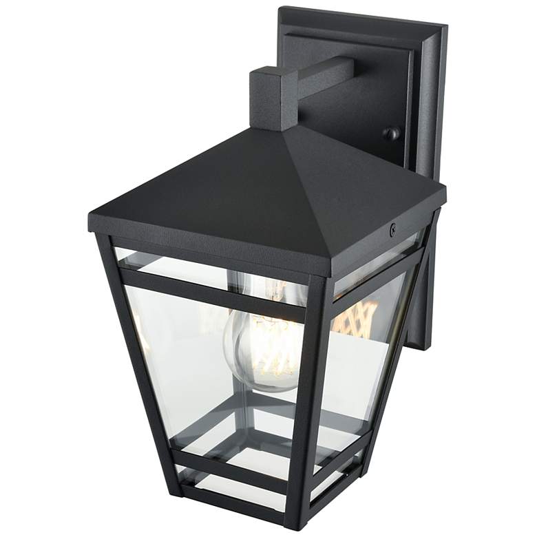 Image 4 Millennium Lighting Seager 1-Light Outdoor Wall Sconce in Textured Black more views