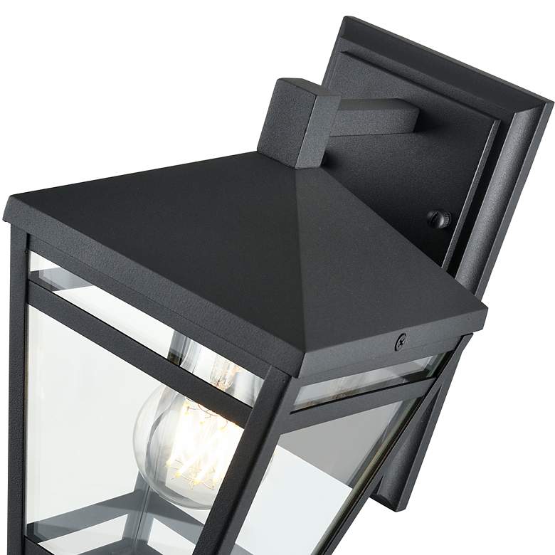 Image 6 Millennium Lighting Seager 1-Light Outdoor Wall Sconce in Textured Black more views