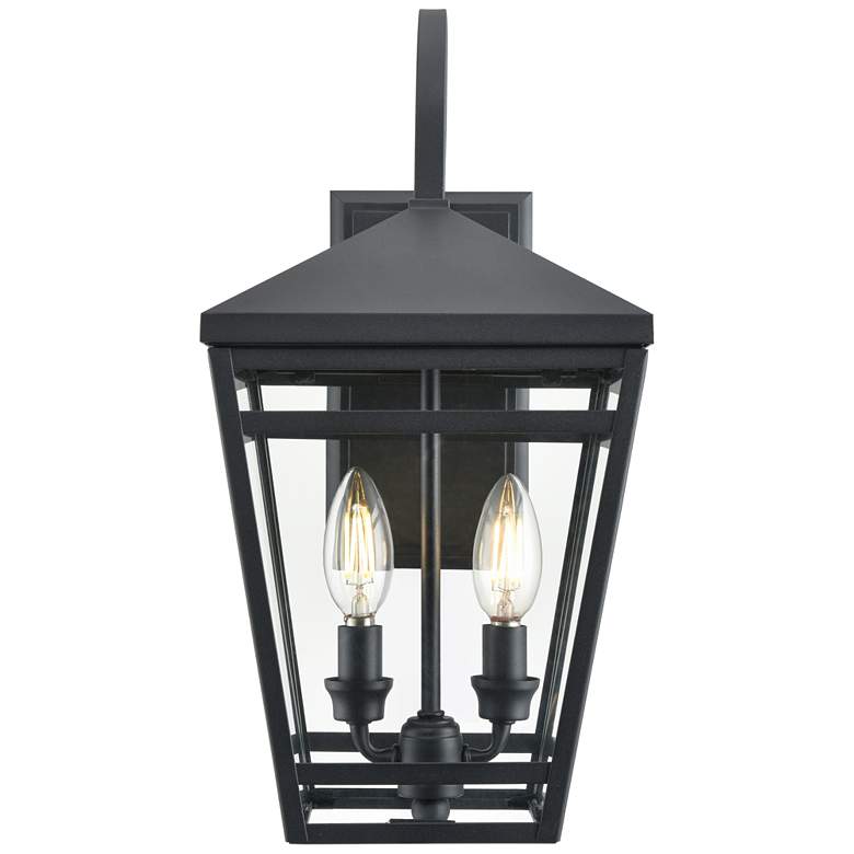 Image 1 Millennium Lighting Seager 2-Light Outdoor Wall Sconce in Textured Black