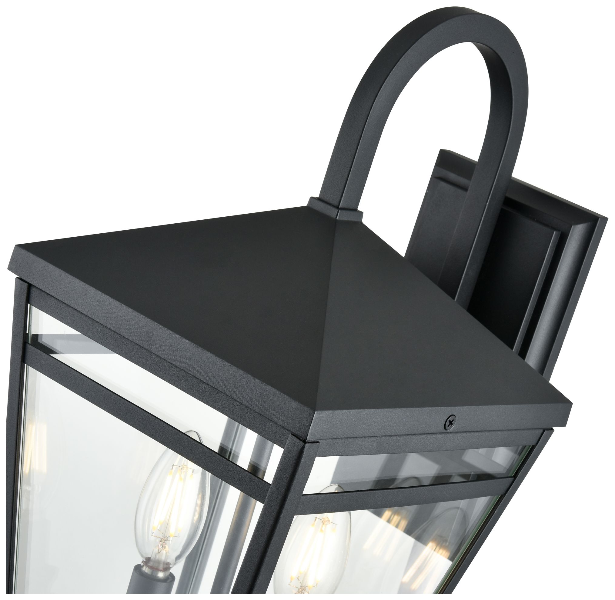 Image 6 Millennium Lighting Seager 2-Light Outdoor Wall Sconce in Textured Black more views