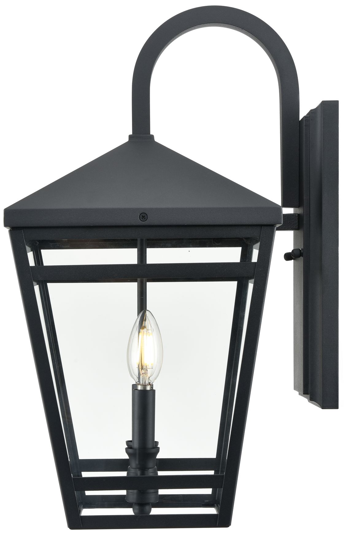 Image 5 Millennium Lighting Seager 2-Light Outdoor Wall Sconce in Textured Black more views
