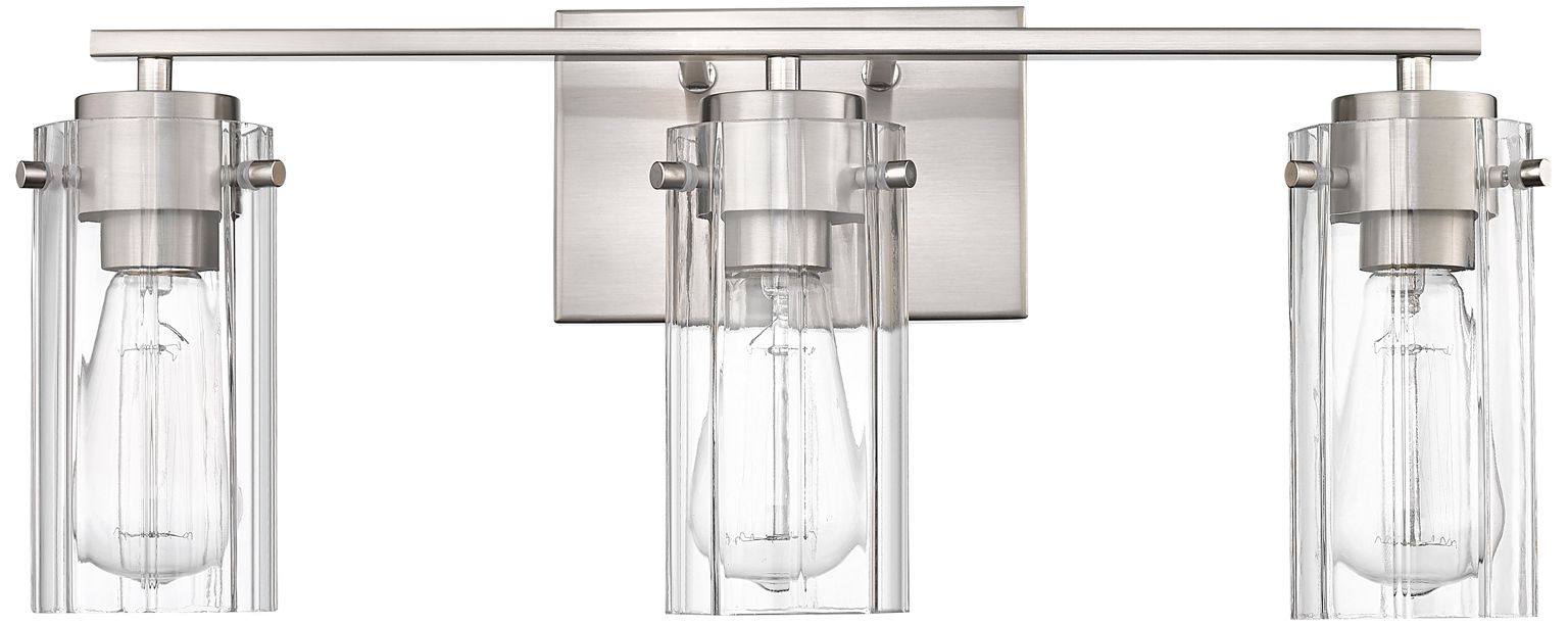 Image 2 Millennium Lighting Serena 3-Light Vanity in Brushed Nickel