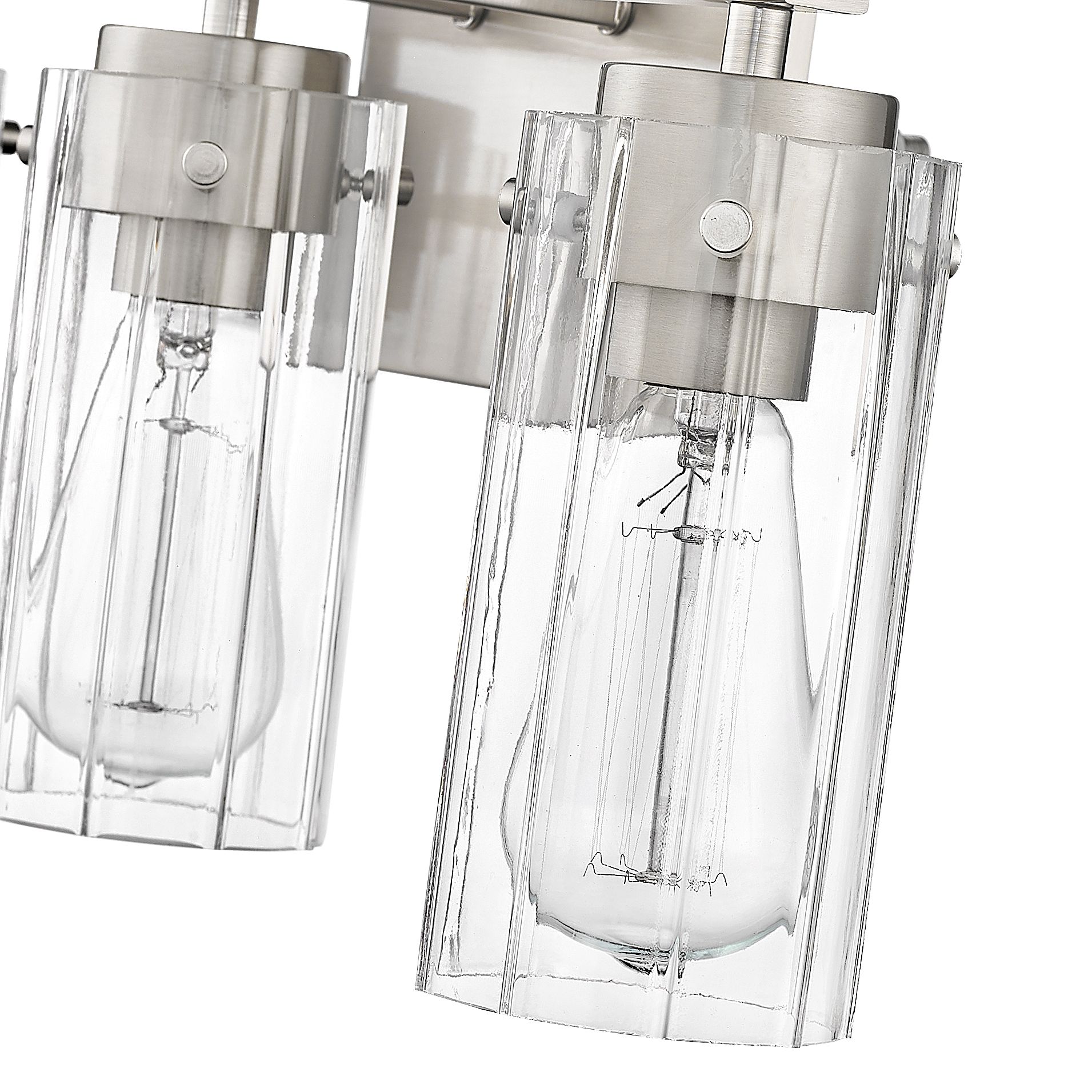 Image 7 Millennium Lighting Serena 3-Light Vanity in Brushed Nickel more views
