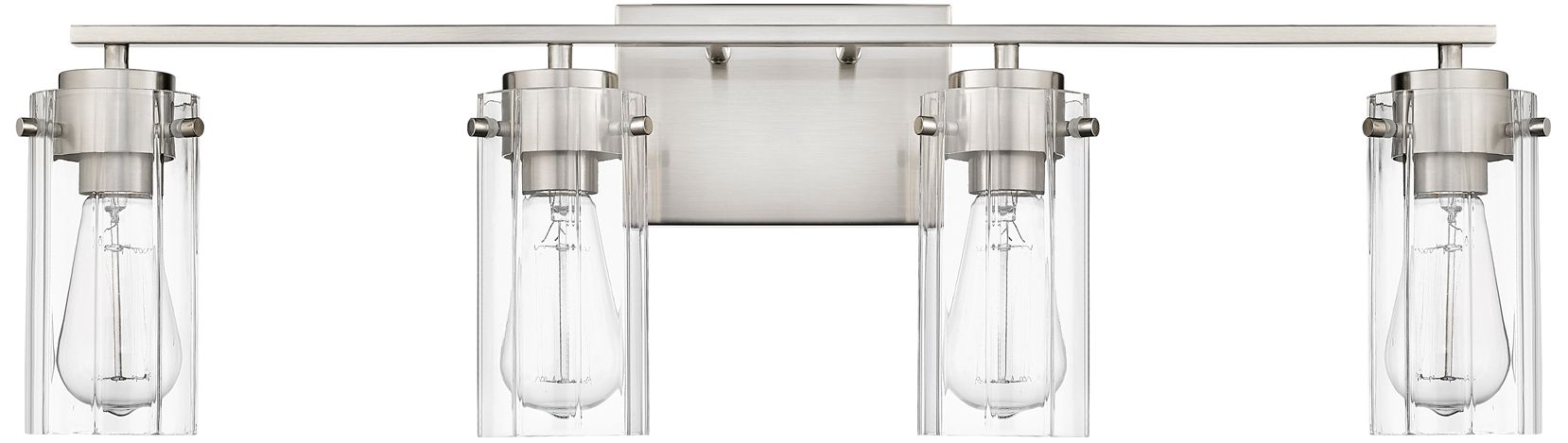 Millennium Lighting Serena 4-Light Vanity in Brushed Nickel