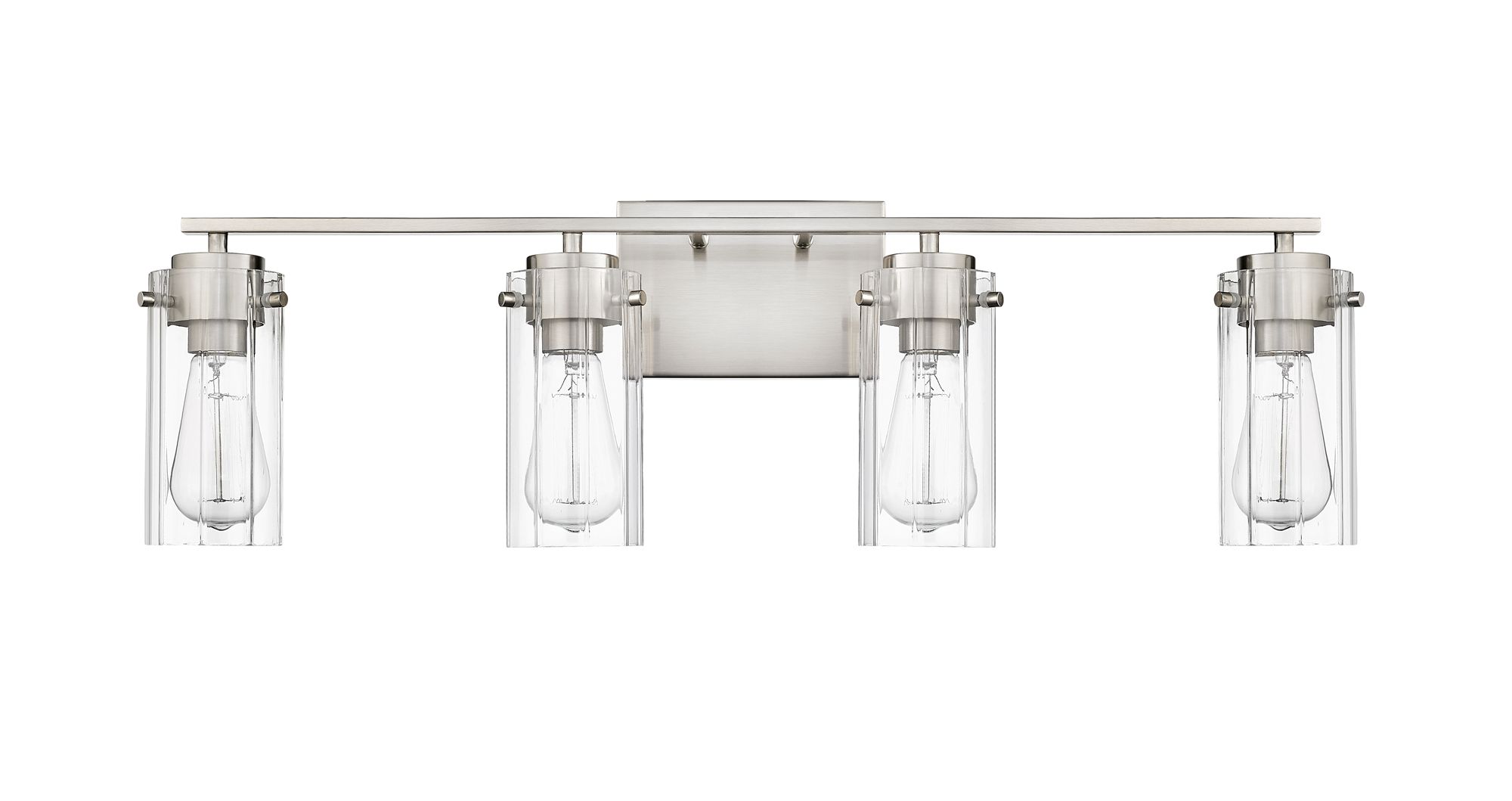 Image 4 Millennium Lighting Serena 4-Light Vanity in Brushed Nickel more views