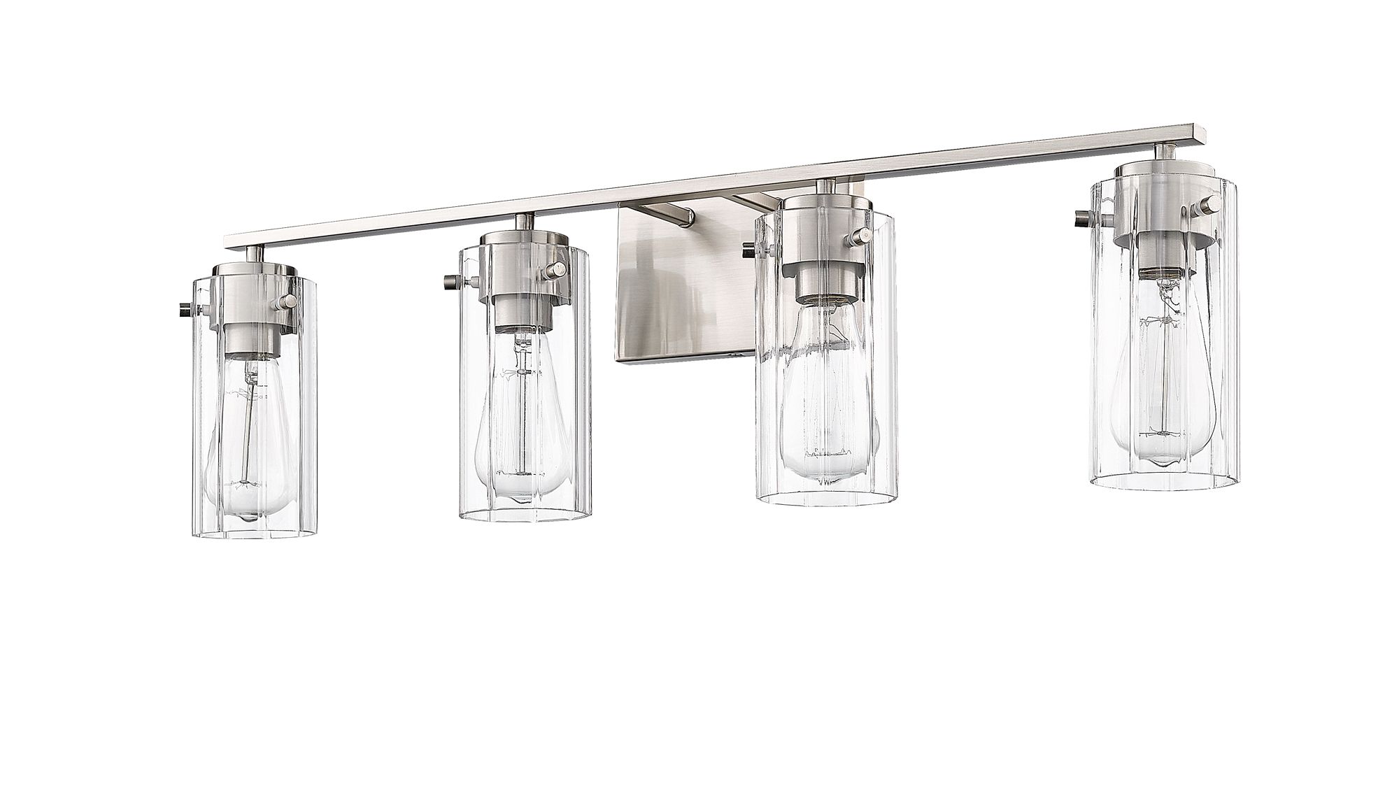 Image 6 Millennium Lighting Serena 4-Light Vanity in Brushed Nickel more views