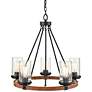 Millennium Lighting Taos 26" Wide 5-Light Ring Chandelier in scene