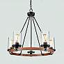 Millennium Lighting Taos 26" Wide 5-Light Ring Chandelier in scene