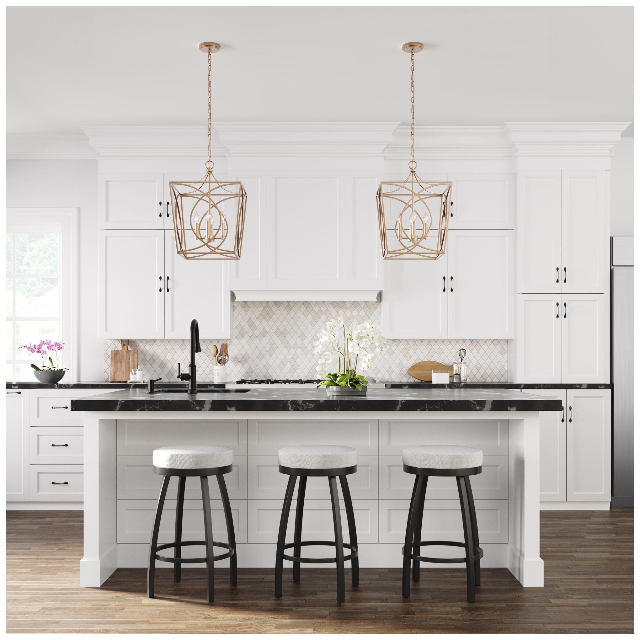 Image 6 Millennium Lighting Tracy 15.9" Wide 4-Light Pendant light more views