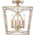 Millennium Lighting Tracy 4-Light Indoor Semi-Flush in Painted Modern Gold