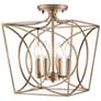 2_Millennium Lighting Tracy 4-Light Indoor Semi-Flush in Painted Modern Gold more views