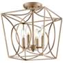 3_Millennium Lighting Tracy 4-Light Indoor Semi-Flush in Painted Modern Gold more views