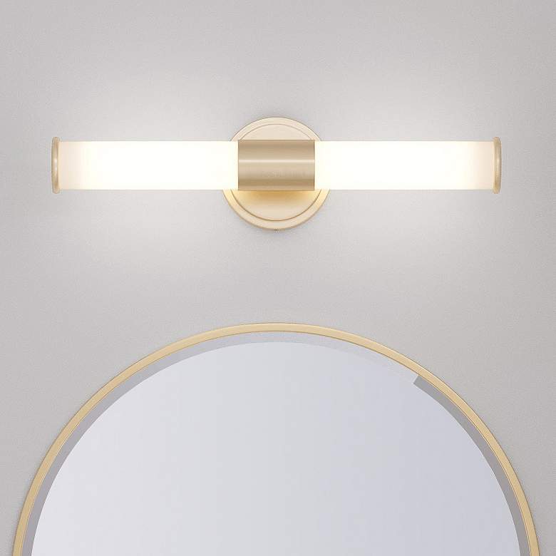 Image 2 Millennium Lighting Truman 18" Wide Modern Gold LED Bath Light