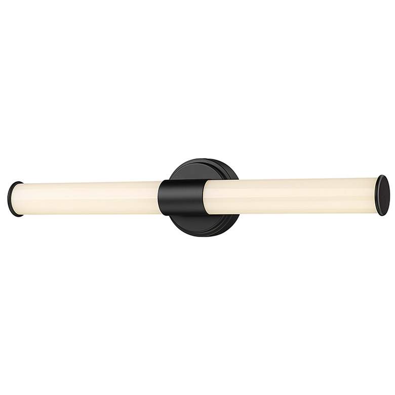 Image 1 Millennium Lighting Trumann LED 2 Light Vanity Fixture in Matte Black