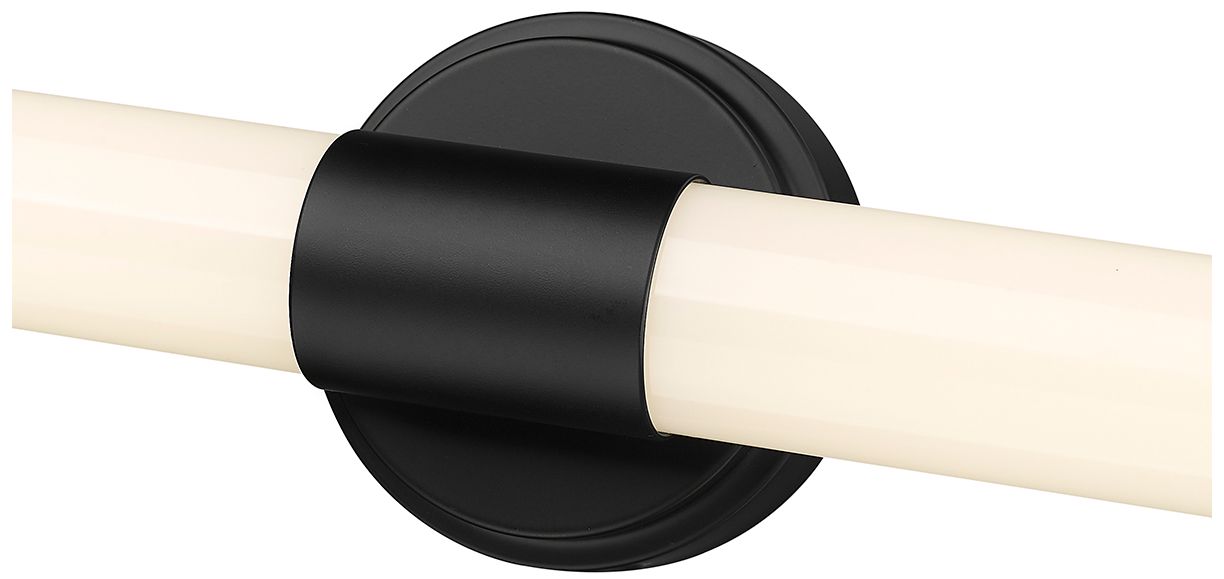 Image 4 Millennium Lighting Trumann LED 2 Light Vanity Fixture in Matte Black more views