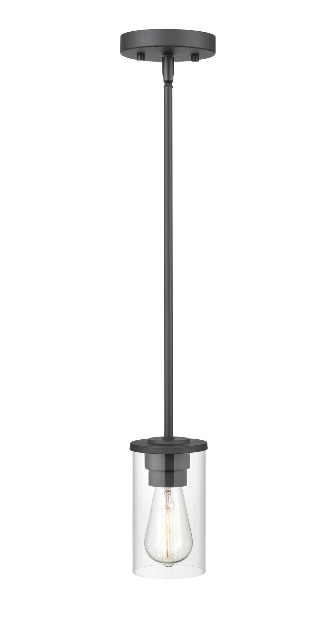 Image 2 Millennium Lighting Verlana 1 Light Matte Black Pendant more views