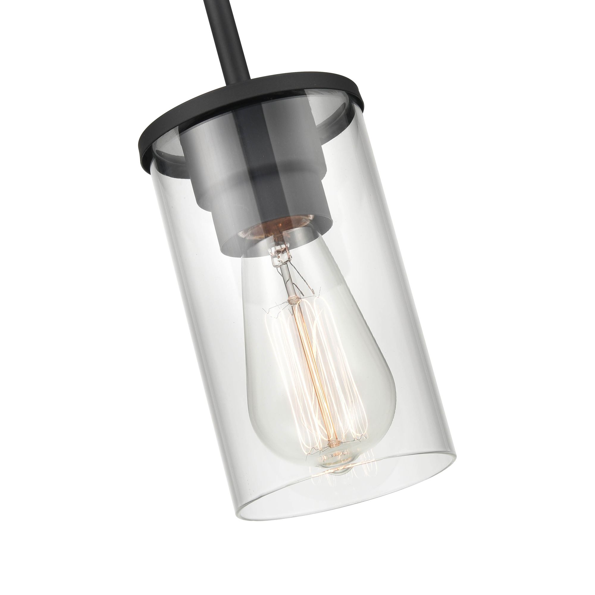 Image 4 Millennium Lighting Verlana 1 Light Matte Black Pendant more views