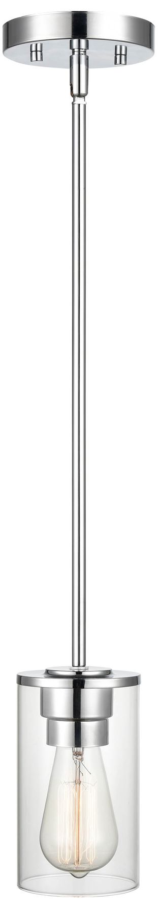 Millennium Lighting Verlana 1 Light Pendant Fixture Chrome