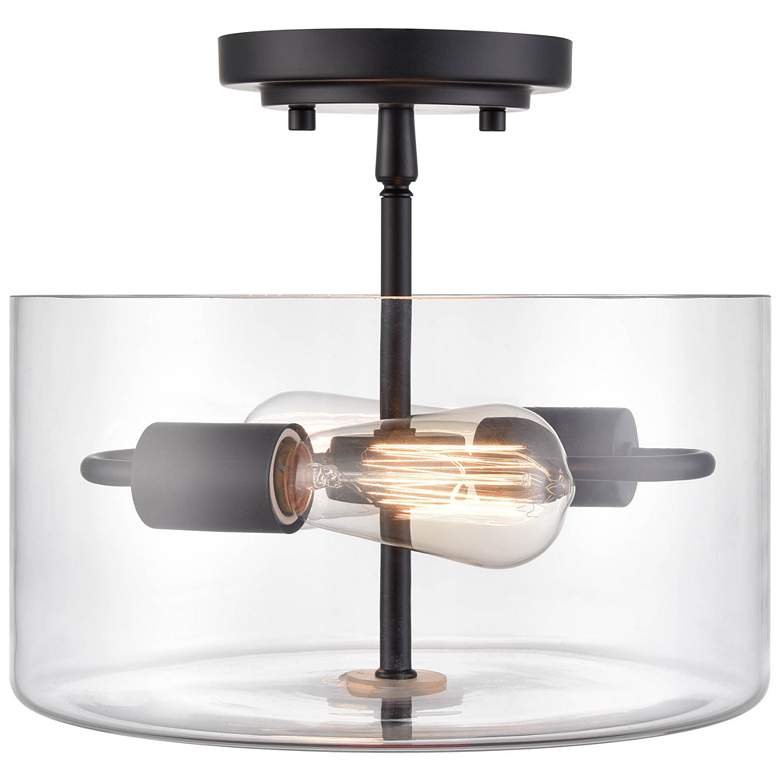 Image 1 Millennium Lighting Verlana 2 Light Semi-Flush Ceiling Mount
