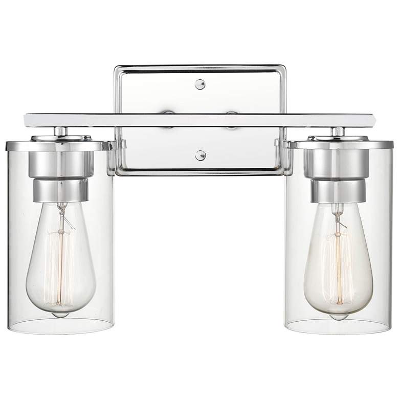 Image 1 Millennium Lighting Verlana 2 Light Vanity Fixture in Chrome