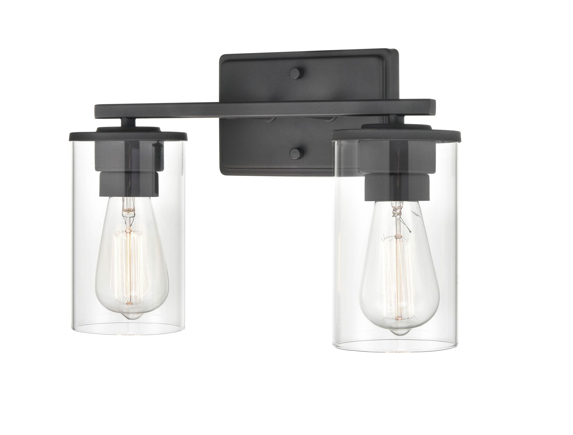 Image 2 Millennium Lighting Verlana 2 Light Vanity Fixture in Matte Black more views