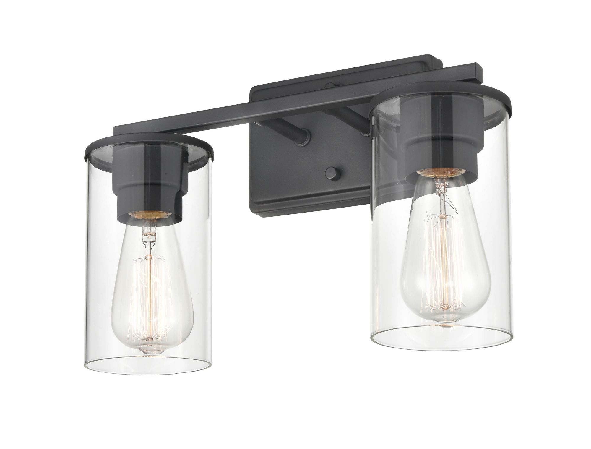 Image 3 Millennium Lighting Verlana 2 Light Vanity Fixture in Matte Black more views