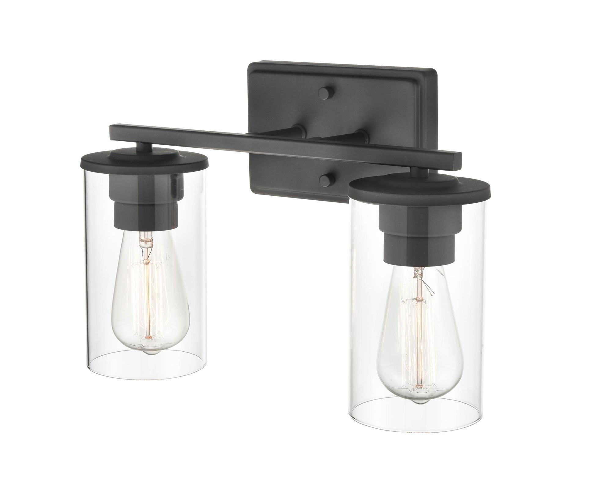Image 4 Millennium Lighting Verlana 2 Light Vanity Fixture in Matte Black more views
