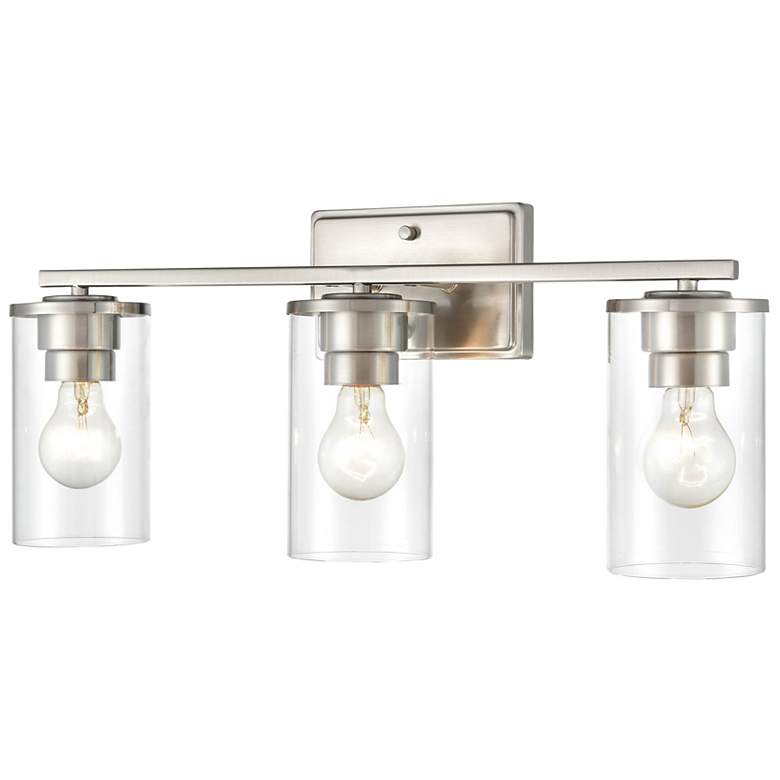 Image 2 Millennium Lighting Verlana 3 Light Vanity Fixture in Brushed Nickel more views