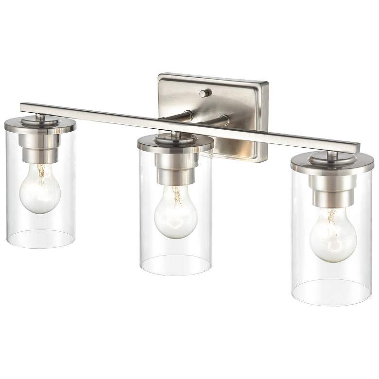 Image 3 Millennium Lighting Verlana 3 Light Vanity Fixture in Brushed Nickel more views