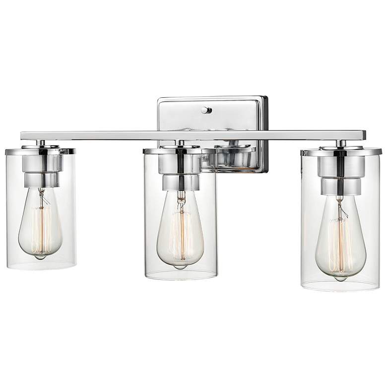 Image 5 Millennium Lighting Verlana 3 Light Vanity Fixture in Chrome more views
