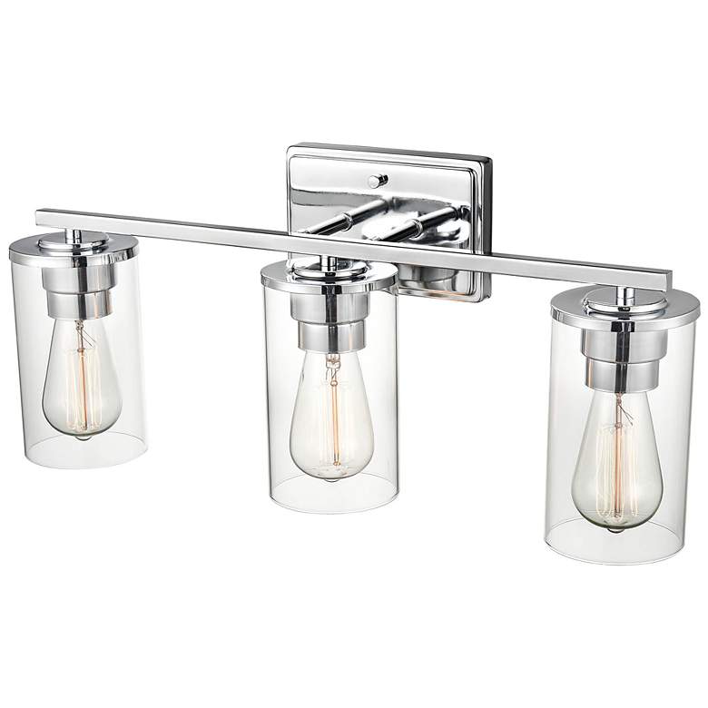 Image 6 Millennium Lighting Verlana 3 Light Vanity Fixture in Chrome more views