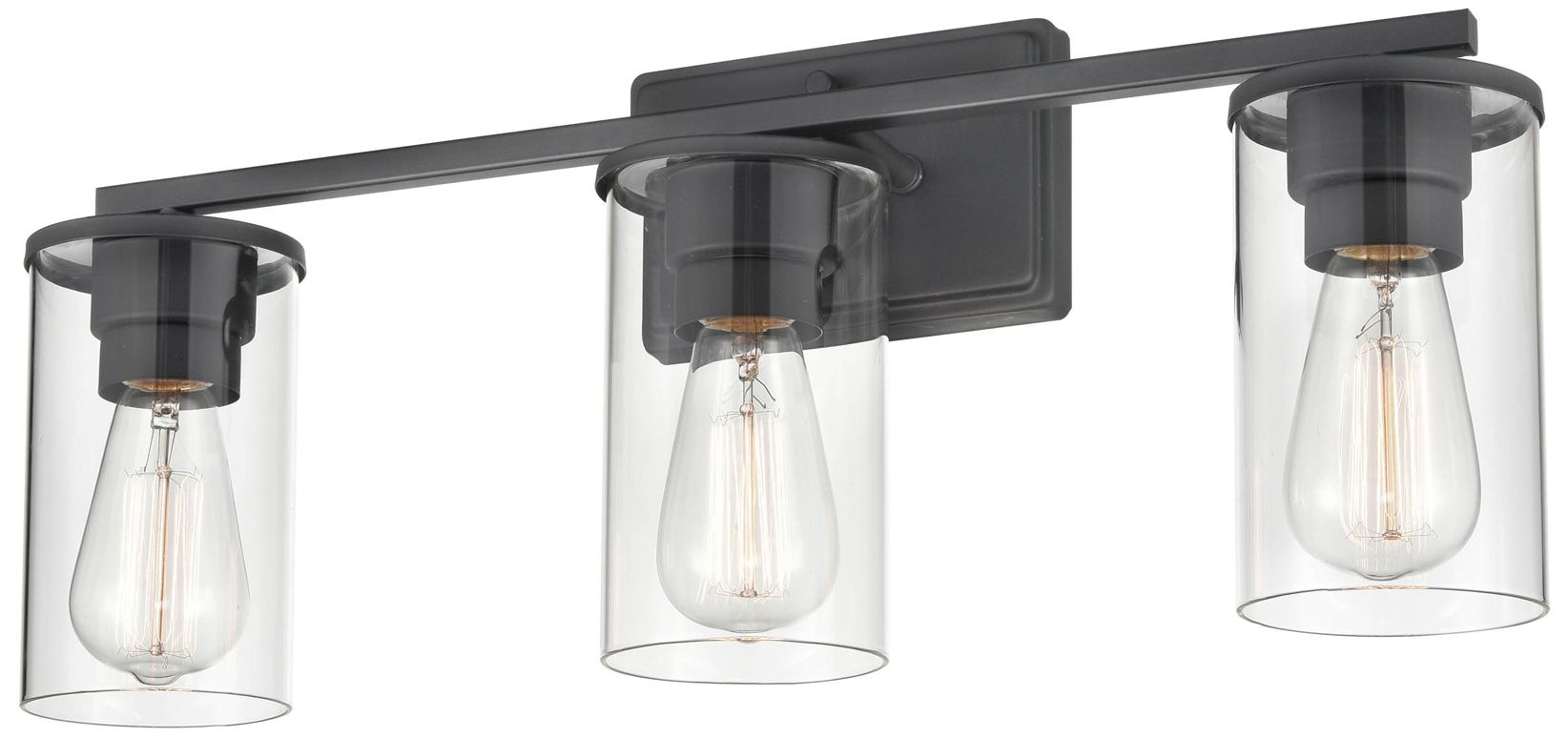 Image 4 Millennium Lighting Verlana 3 Light Vanity Fixture in Matte Black more views