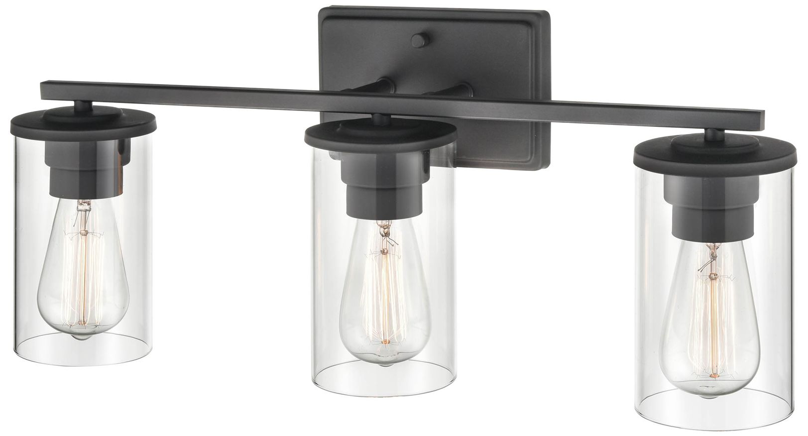 Image 5 Millennium Lighting Verlana 3 Light Vanity Fixture in Matte Black more views