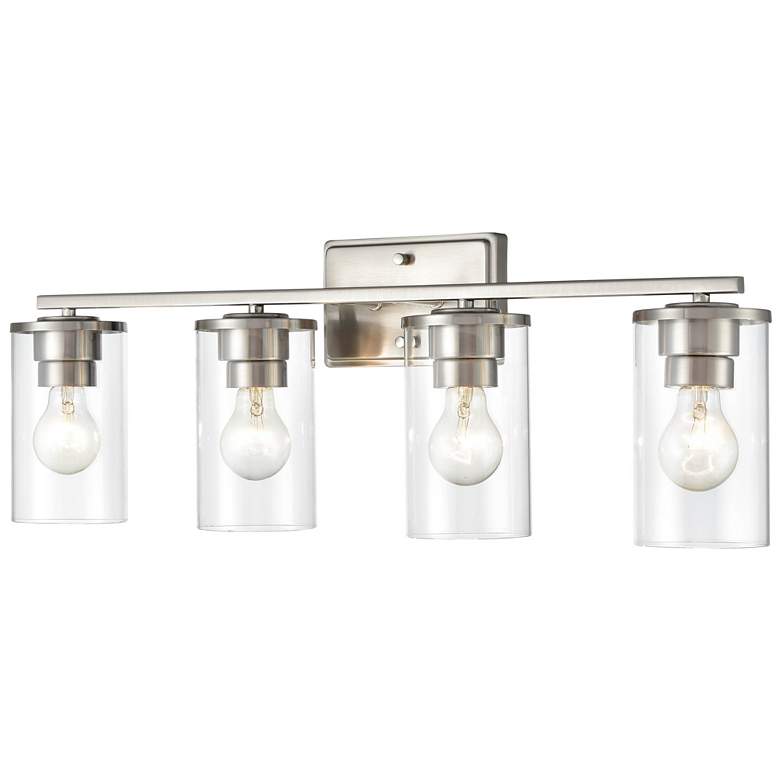 Image 1 Millennium Lighting Verlana 4 Light Vanity Fixture in Brushed Nickel