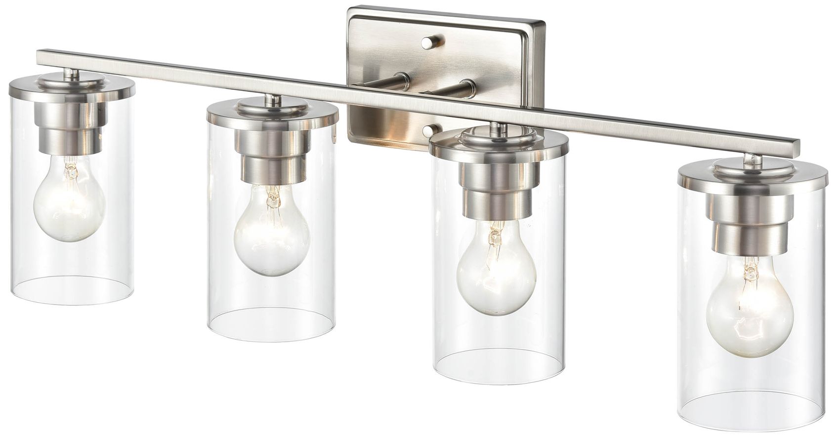 Image 2 Millennium Lighting Verlana 4 Light Vanity Fixture in Brushed Nickel more views