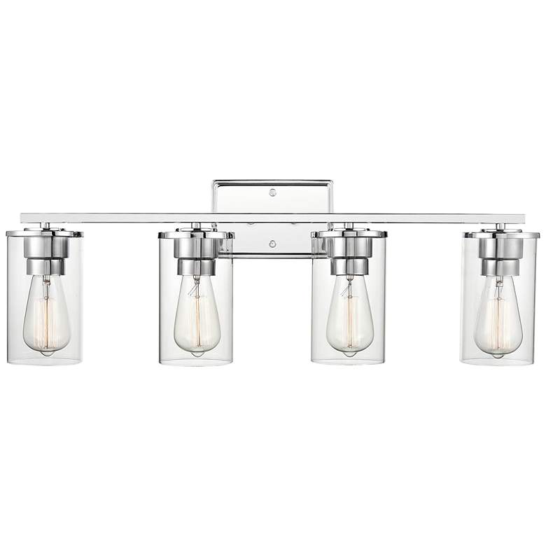 Image 1 Millennium Lighting Verlana 4 Light Vanity Fixture in Chrome