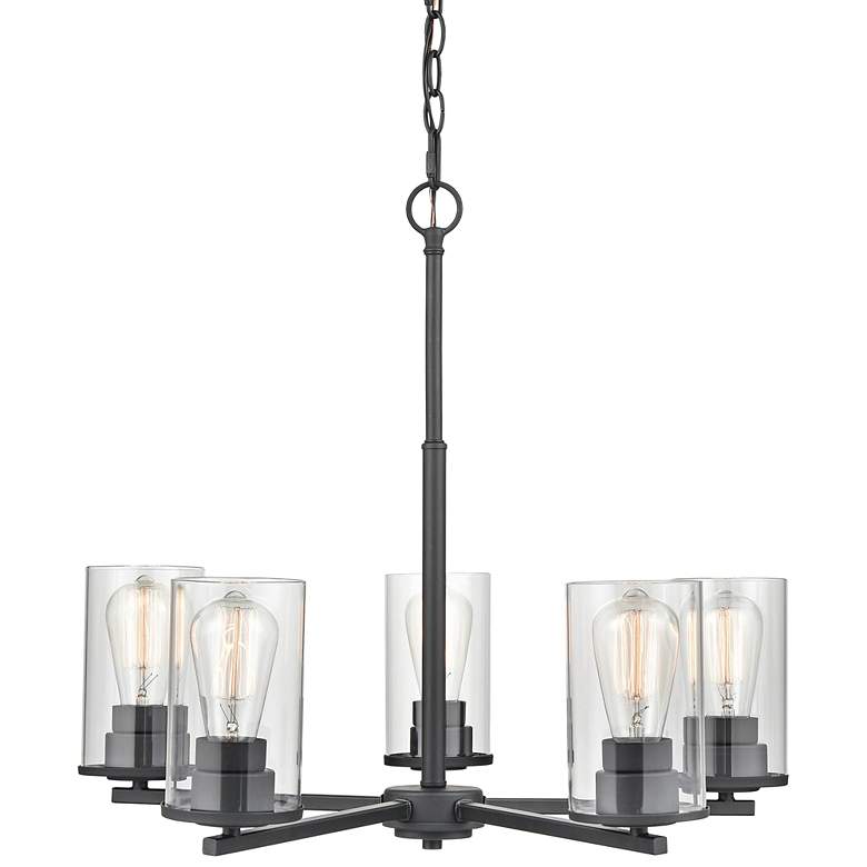 Image 2 Millennium Lighting Verlana 5 Light Chandelier Ceiling Light