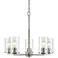 Millennium Lighting Verlana 5 Light Chandelier Fixture in Brushed Nickel