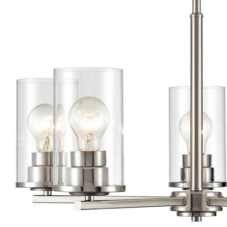 Image 2 Millennium Lighting Verlana 5 Light Chandelier Fixture in Brushed Nickel more views