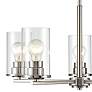 2_Millennium Lighting Verlana 5 Light Chandelier Fixture in Brushed Nickel more views